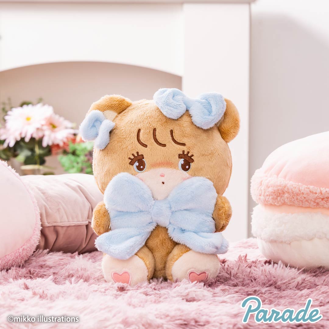 mikko characters 抱きしめおリボンぬいぐるみ | 商品紹介 | 株式会社