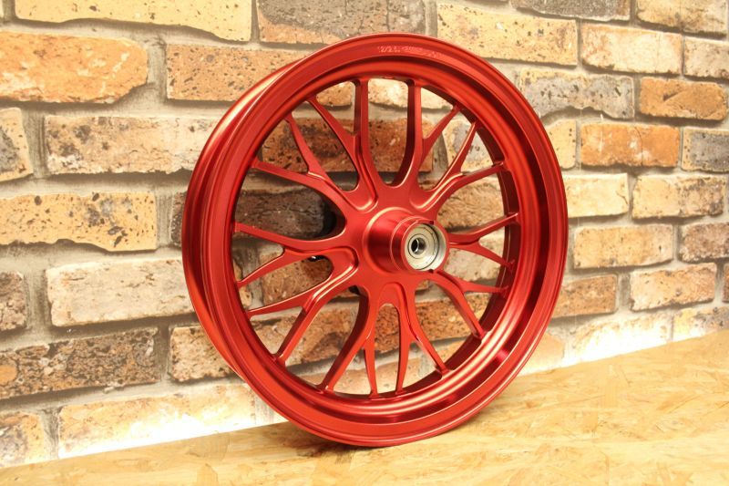 3,000Pバック！MOS鍛造ホイール GX-10 前後セット 艶消しレッド [1〜3