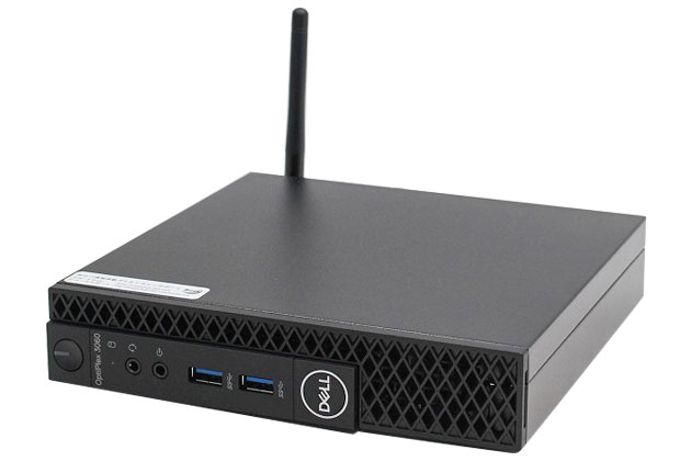 即納パソコン】OptiPlex 3060 Micro 無線アンテナ付 【中古パソコン