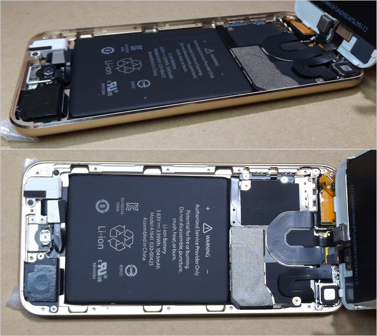 過放電したiPod Touch 第6世代（A1641 A1574）のバッテリー交換