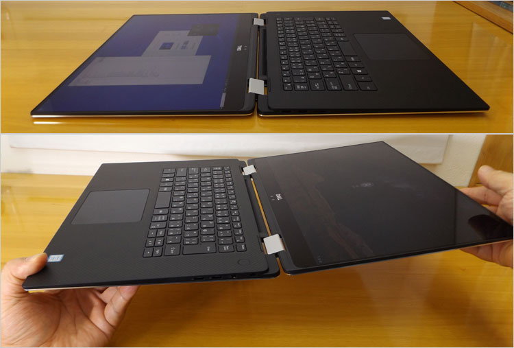 DELL XPS 15 2-in-1（9575）レビュー！Core i7-8705G搭載の狭額15.6