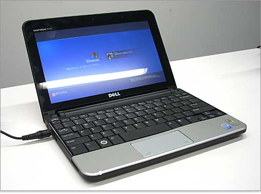 DELL ミニノートInspiron Mini 10をレビュー紹介-Windows XP