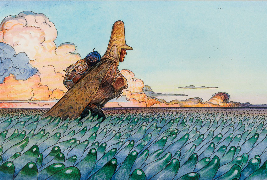 Jean Giraud, Moebius : Sleeve of 15 postcards (n°1)