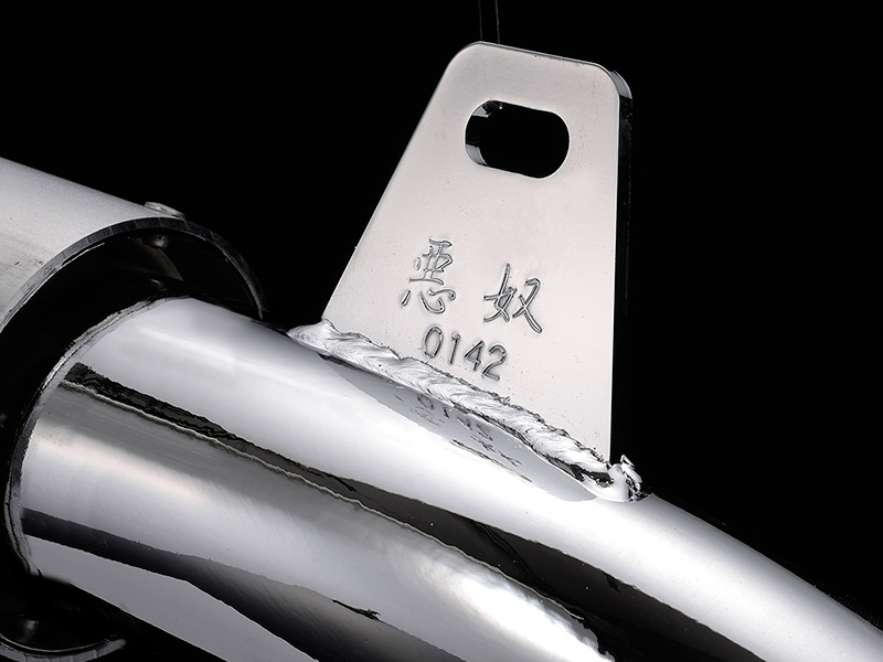 ワルツ機械曲げマフラーアウタータイプメッキ ゼファー400 / パステル