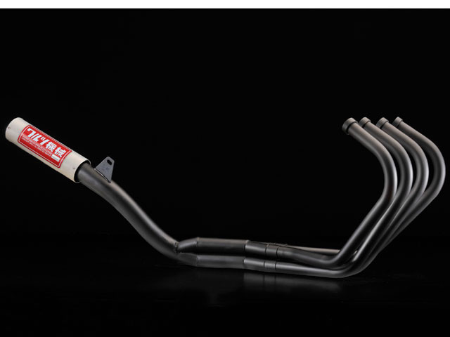 CBX400F ワルツ機械曲げマフラー ブラック / パステルロード