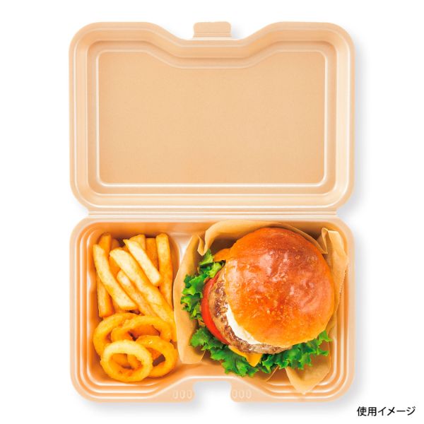 弁当容器 VK-612-2キャメル シーピー化成 | テイクアウト容器の通販