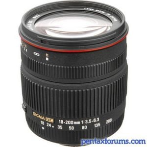 Sigma DC 18-200mm F3.5-6.3 Lens Reviews - Sigma Lenses - Pentax