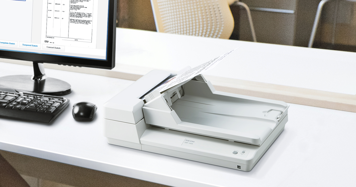 A4フラットベッド付きコンパクトスキャナー SP-1425 | リコー