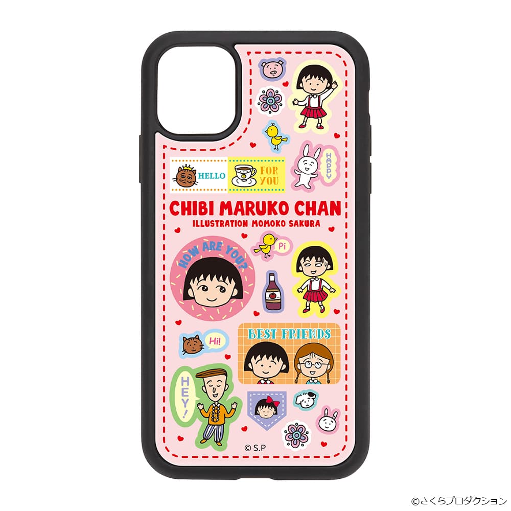 ちびまる子ちゃん iPhone 11/XR用アクリルパネルケース [まる子