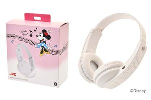JVC、ミッキー＆ミニーデザインのBluetoothヘッドホン。音量制限機能