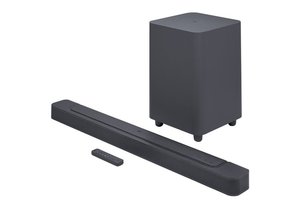 米JBL、着脱式ワイヤレスサラウンドスピーカー採用のサウンドバー「JBL