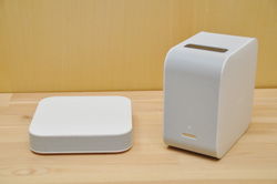 ソニーの“グラスサウンドスピーカー”と“超短焦点小型プロジェクター”で