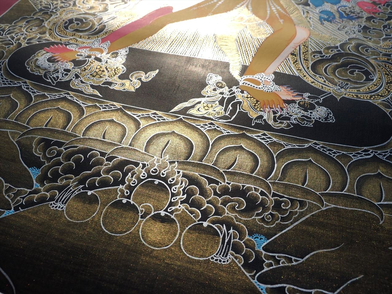 ◇現地より直送！職人による肉筆◇貴重な本物・曼荼羅（マンダラ