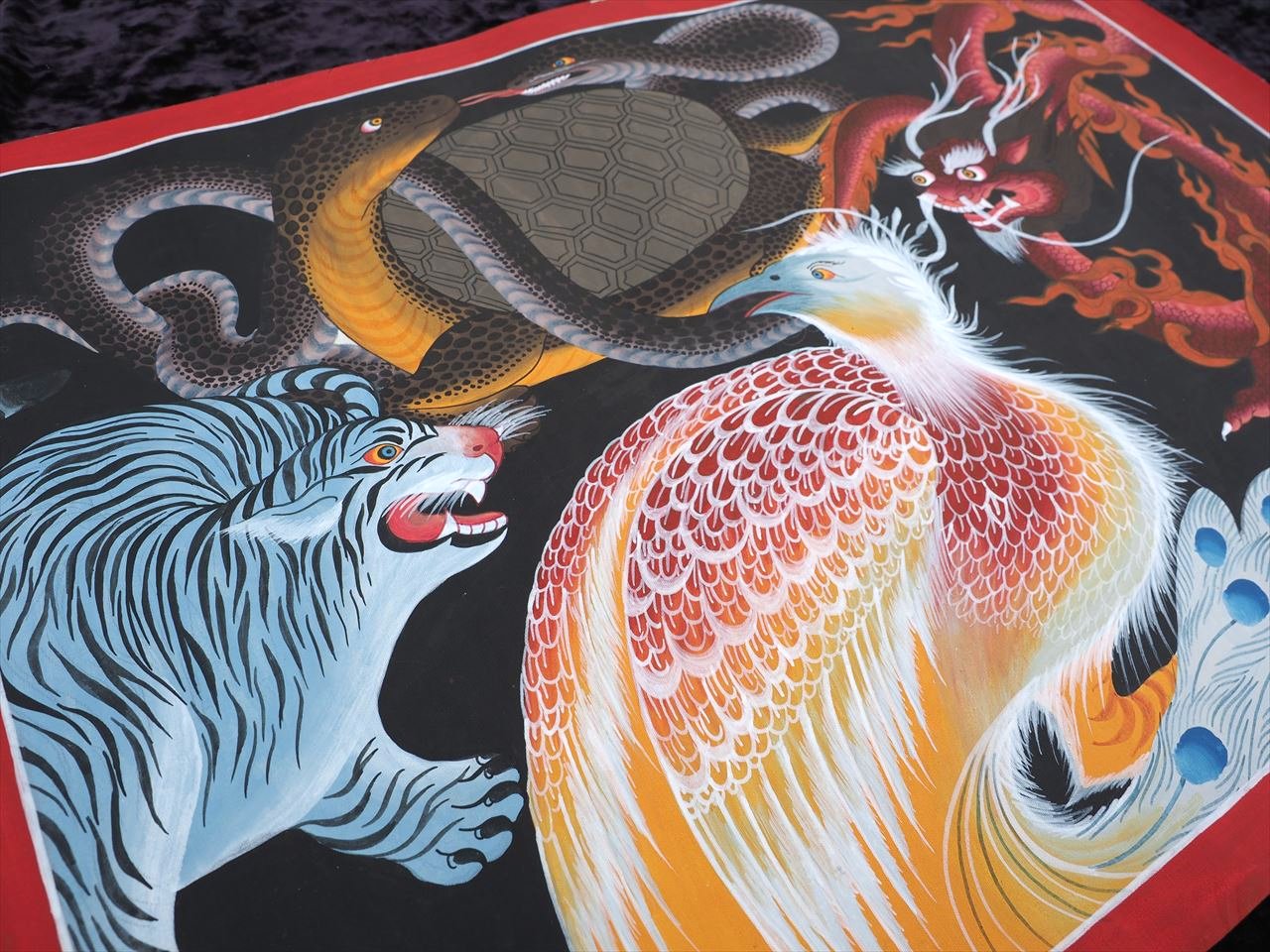 ◇世界に1点だけ！マンダラ絵画◇現地より直送！僧侶・タンカ絵師