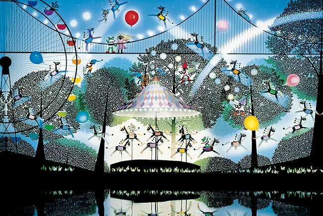 ジグソーパズル 木馬の夢 藤城清治 1000ピース - 管楽器雑貨専門店pitch