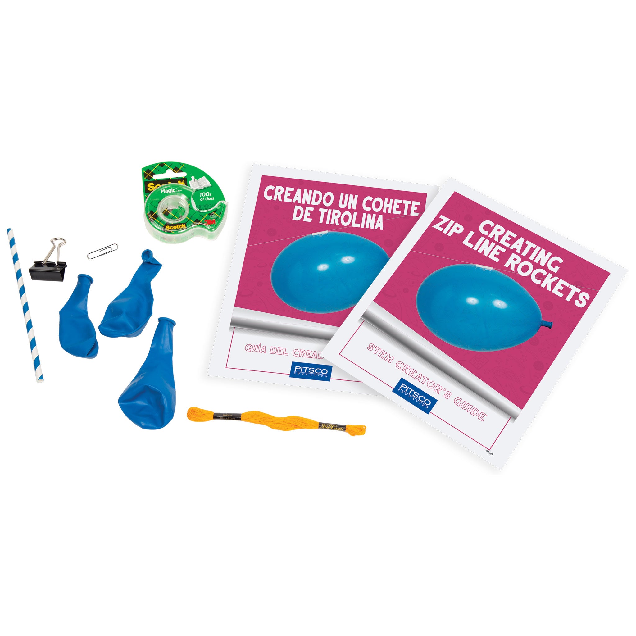 Zip Line Rockets STEM Boost Kit | Force and Motion