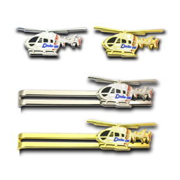 ピンバッジ製作実例：セントラルヘリコプターサービス株式会社