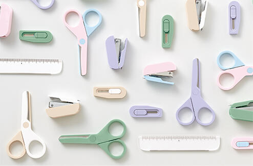 ステーショナリーセット「チームデミ」から 小さくてかわいいミニ文具