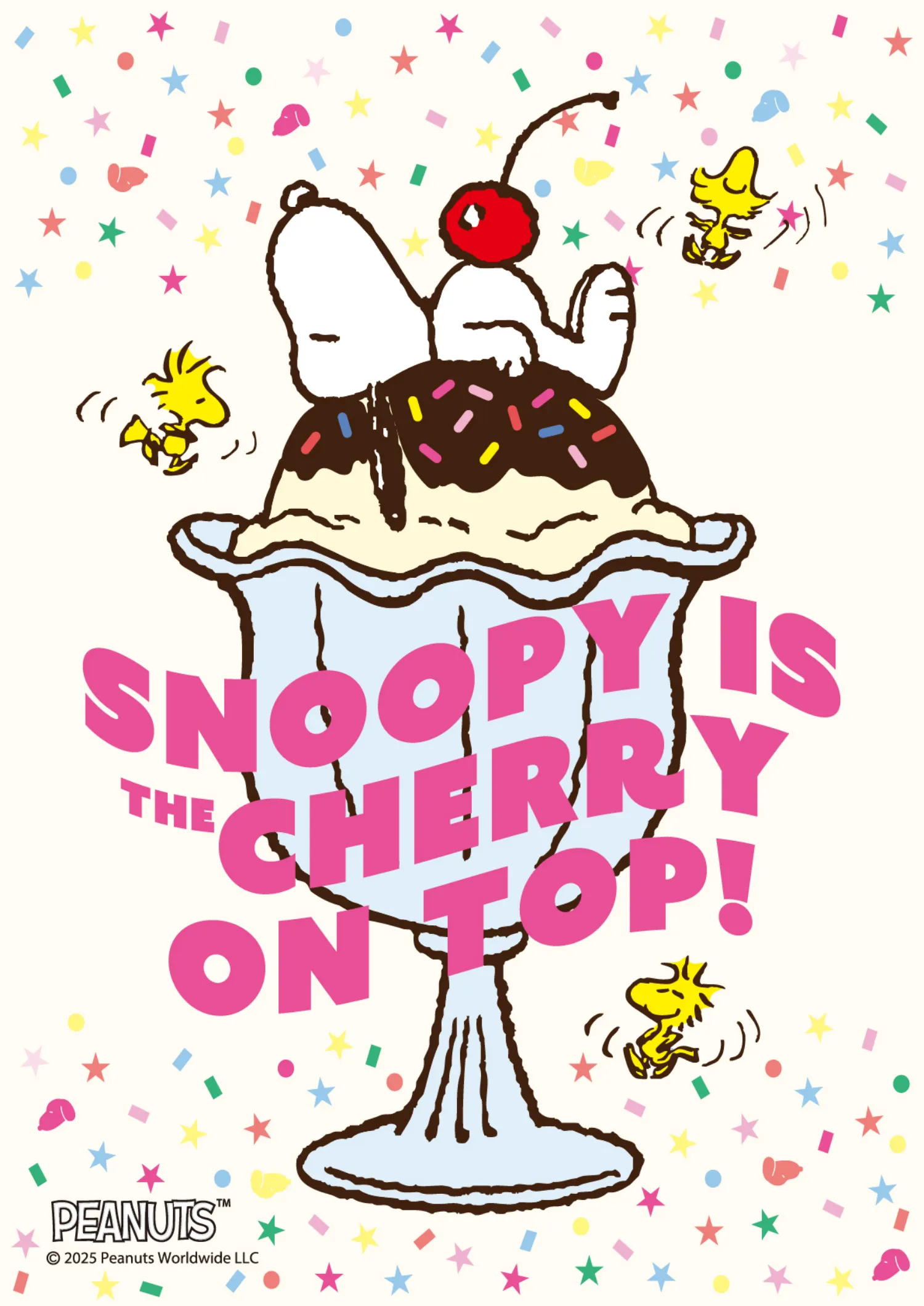 SNOOPY IS THE CHERRY ON TOP! | プラザ オンラインストア