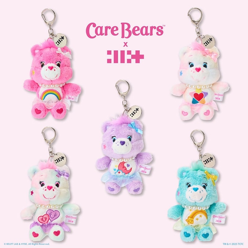 Care Bears ケアベア × ILLIT ソフトキーチェーン(トゥルーハートベア