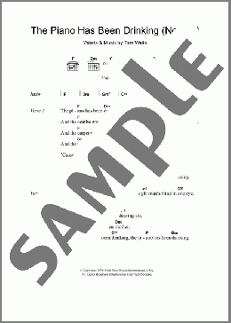 楽譜一覧】トム・ウェイツ - ヤマハ「ぷりんと楽譜」