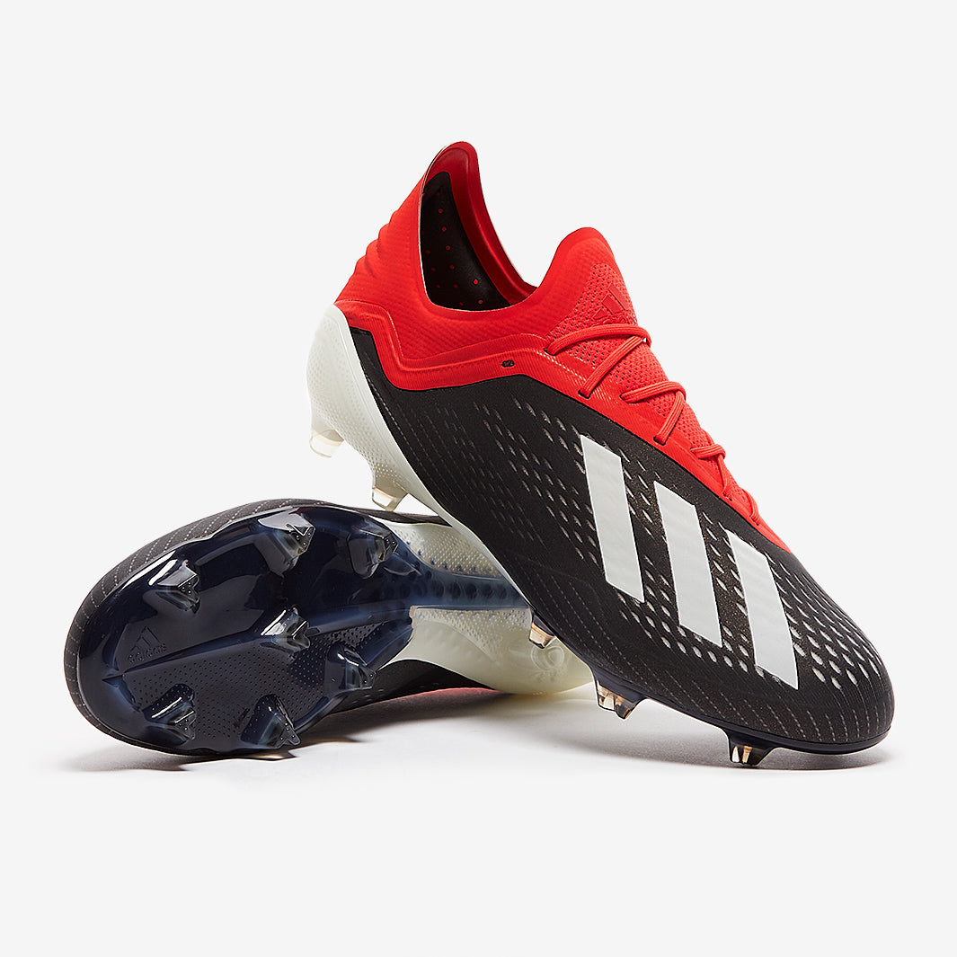 adidas X 18.1 FG - Core Black/White/Active Red - Firm Ground