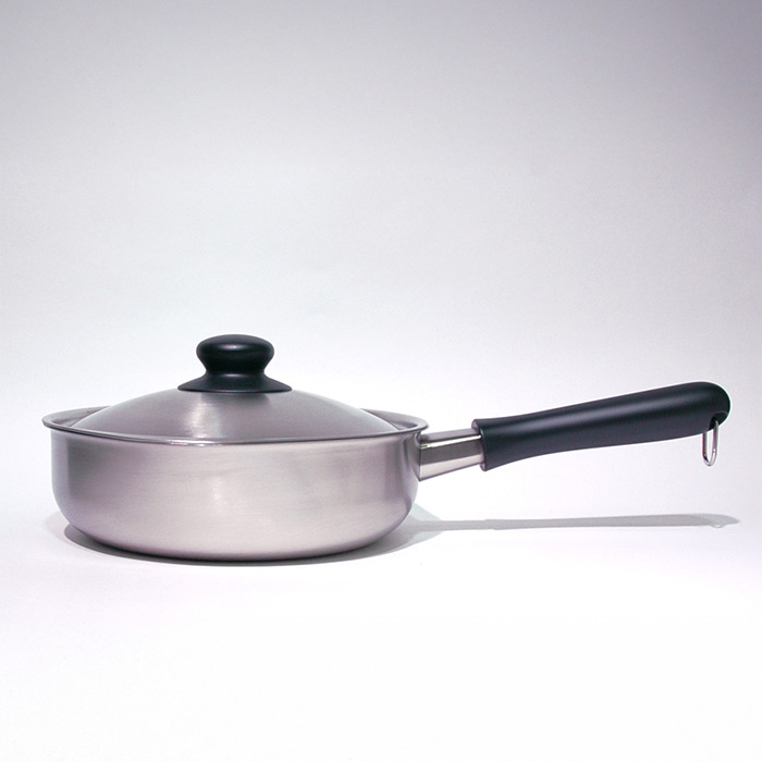 IH対応】柳宗理 ステンレス・アルミ3層鋼片手鍋 18cm つや消し / Sori