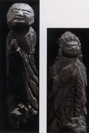 木造円空作仏像［もくぞうえんくうさくぶつぞう］（神明神社） - 岐阜