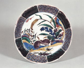 古九谷色絵粟鶉平鉢・金銅五鈷鈴 | 石川県