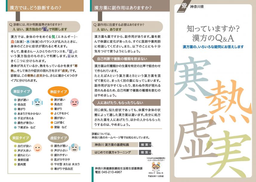 漢方薬の基礎知識 - 神奈川県ホームページ