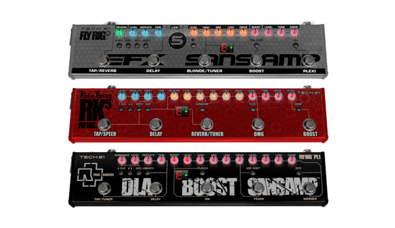 Tech 21 Unveils New Fly Rigs & Geddy Lee SansAmp - Premier Guitar