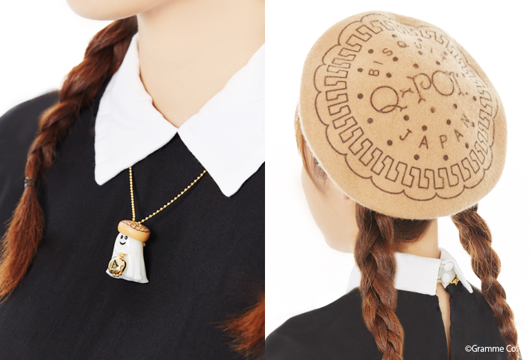 キューポット 高島屋限定 ローズおばけちゃん ネックレス Q-pot