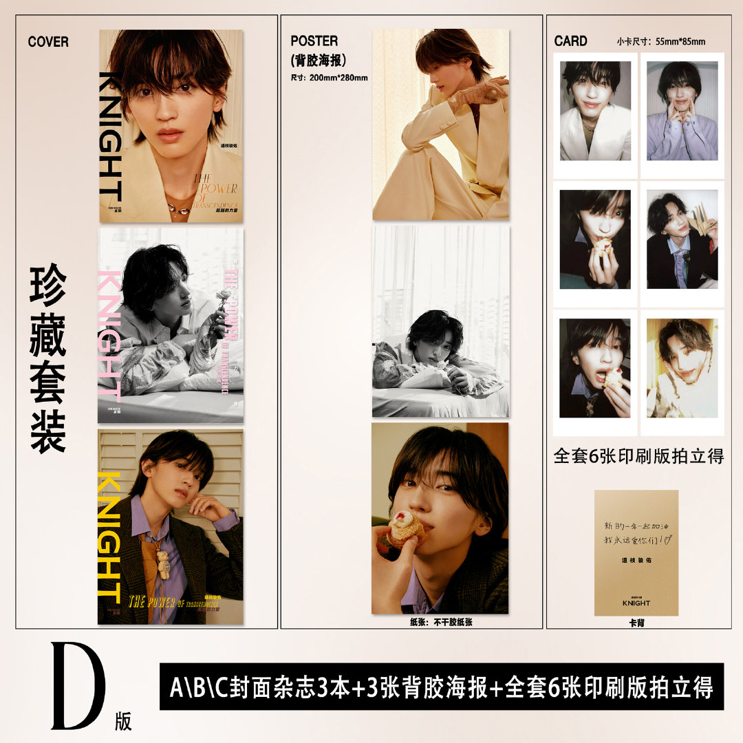 中国雑誌 その他 健康・ファッション 『KNIGHT 2025年超越的力量D版3冊