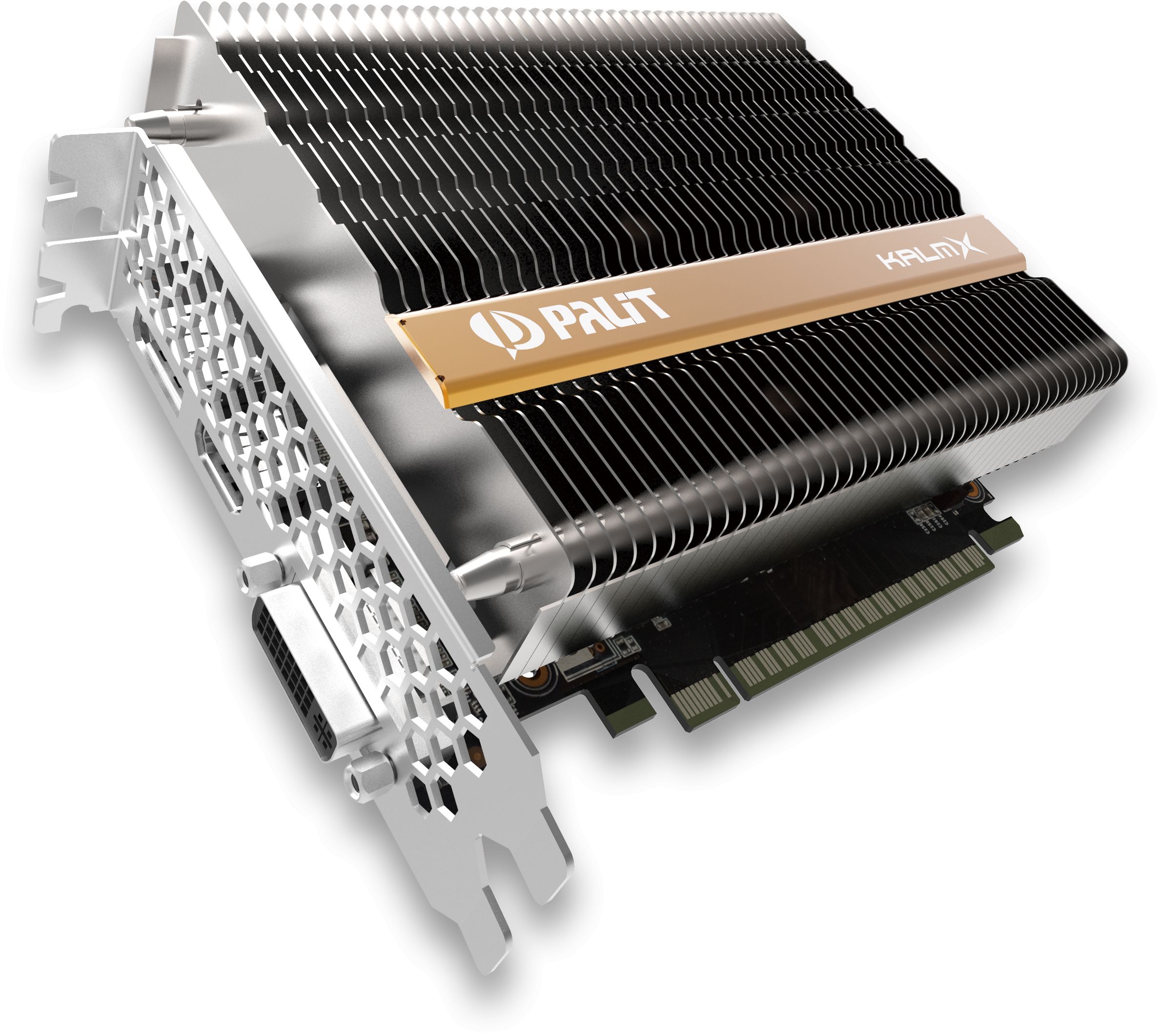 GeForce GTX 1050 Ti KalmX Fanless 4GB GDDR5, NE5105T018G1-1070H