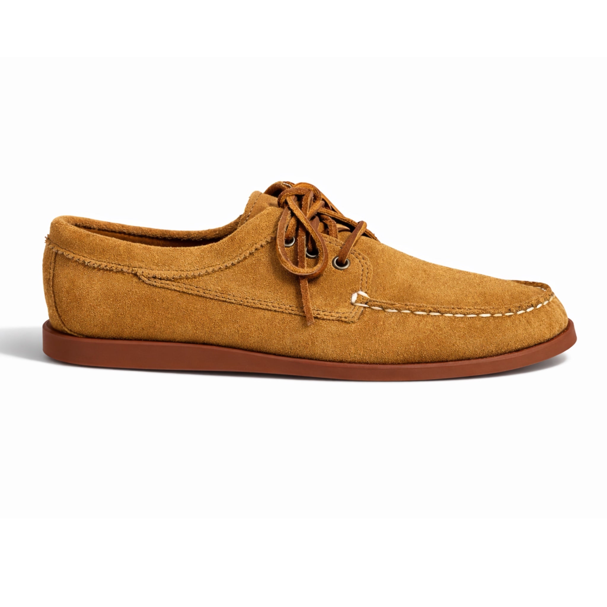 Men's Blucher Shoe: Toast Suede Comfort & Craft | In Stock