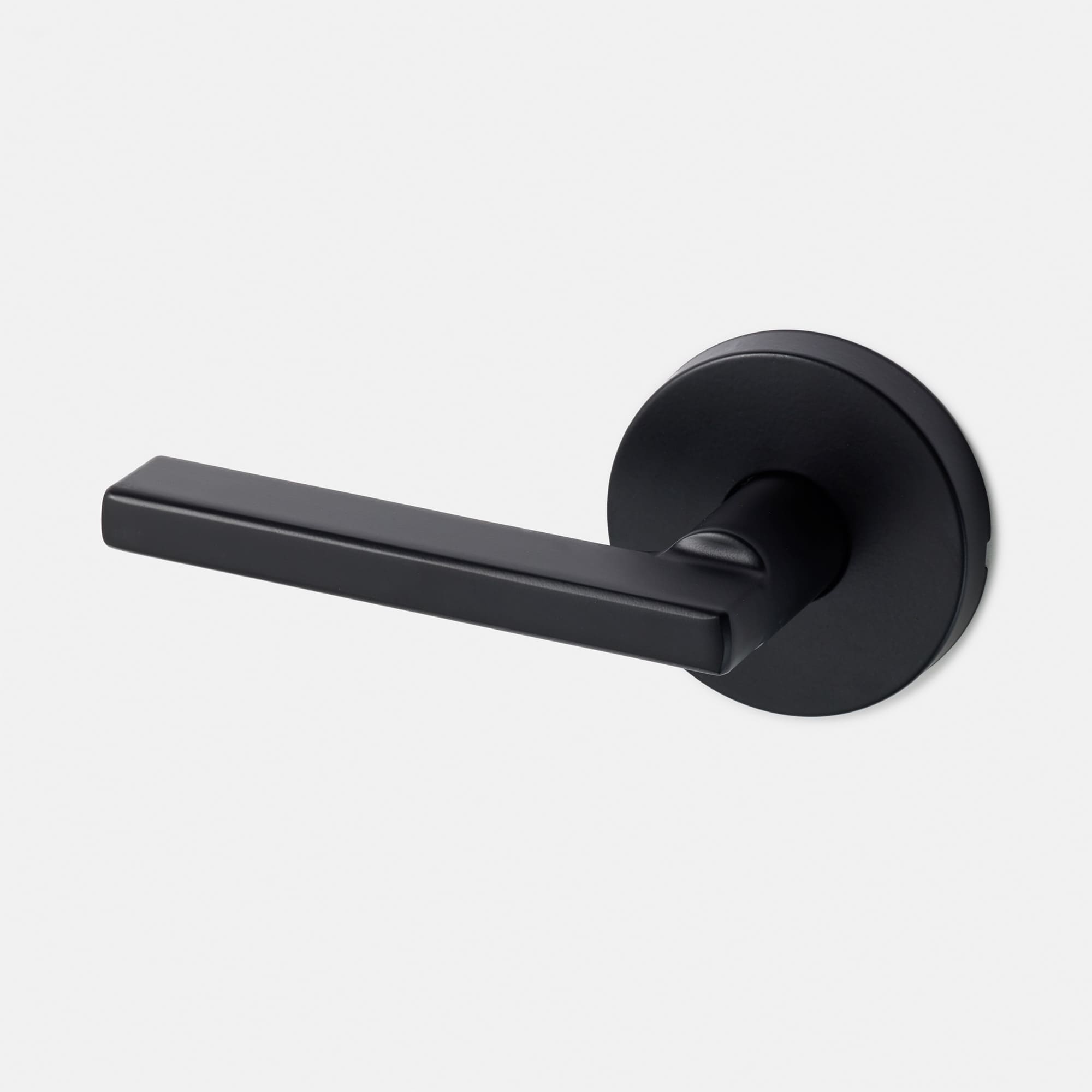 空錠ドアパーツ フラットハンドル マットブラック 空錠 | PS-HD020-12