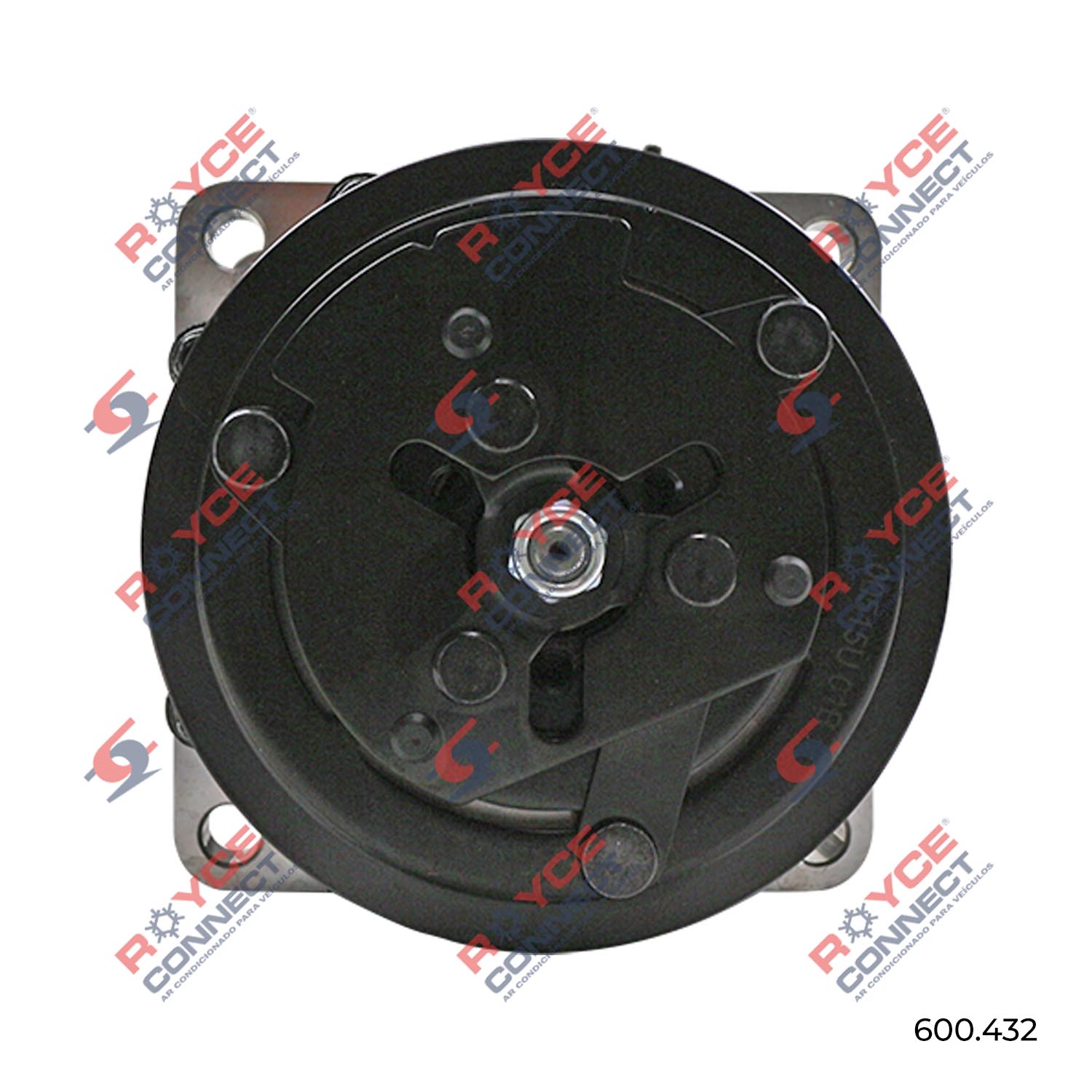 Compressor Sanden ORIGINAL 4711 7H15 Máquina New Holland 8 Orelhas