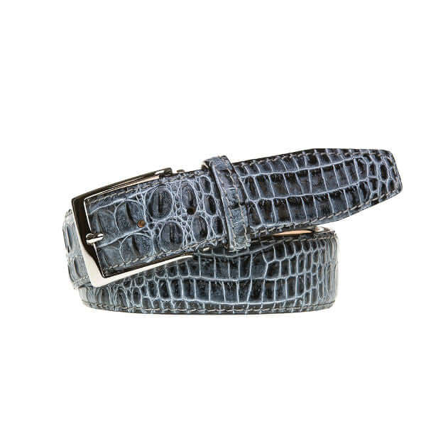 Mock Crocodile Leather Belt | Roger Ximenez