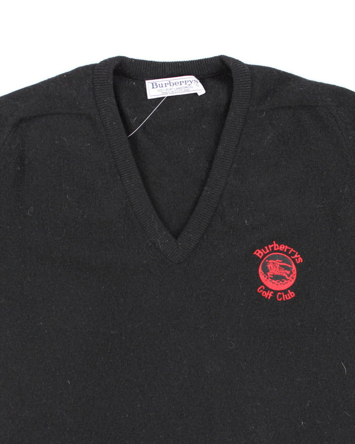 Vintage 90's Lambswool Burberry Golf Club Knitted Jumper - L – Rokit
