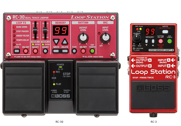 録音したフレーズを重ねて、多彩なループ・パフォーマンスが楽しめる