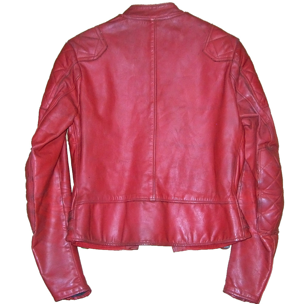 LEWIS LEATHERS PHANTOM 70s VINTAGE LEATHER JACKET RED ルイスレザー