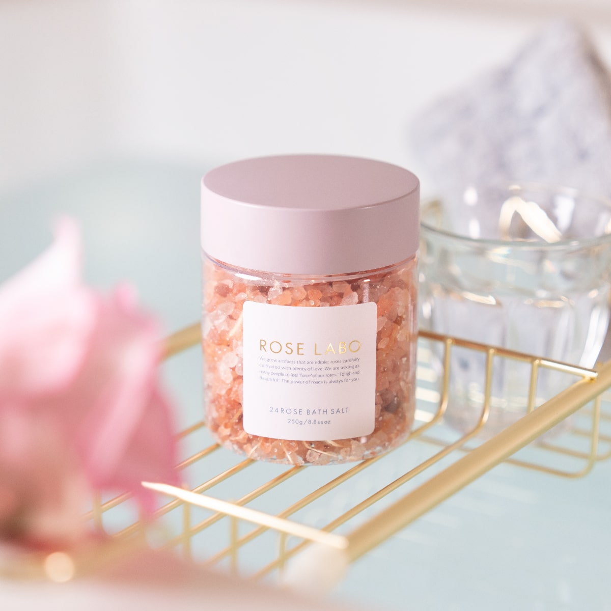 24ROSE®ローズバスソルト | バラの香りに包まれる至福のバスタイム