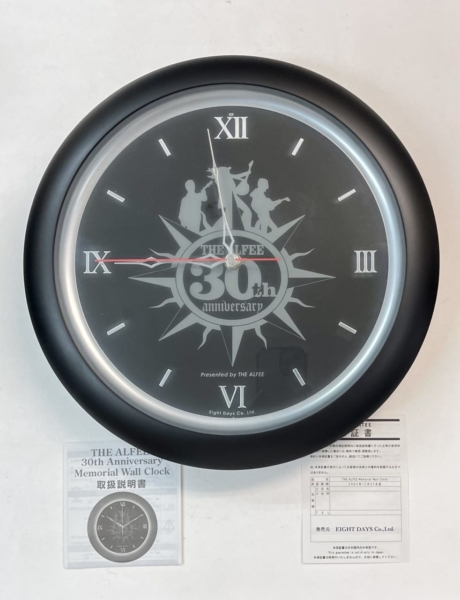 希少！難ありファンの方必見！THE ALFEE30周年記念ウォールクロック