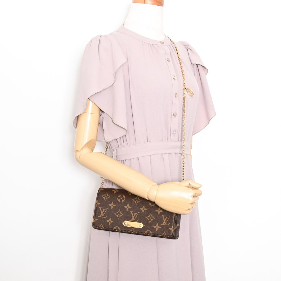 ウォレットオンチェーンリリー | M82509 | クロスショルダーバッグ