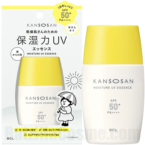 BCL KANSOSAN Moisture UV Essence SPF50+ | RatzillaCosme