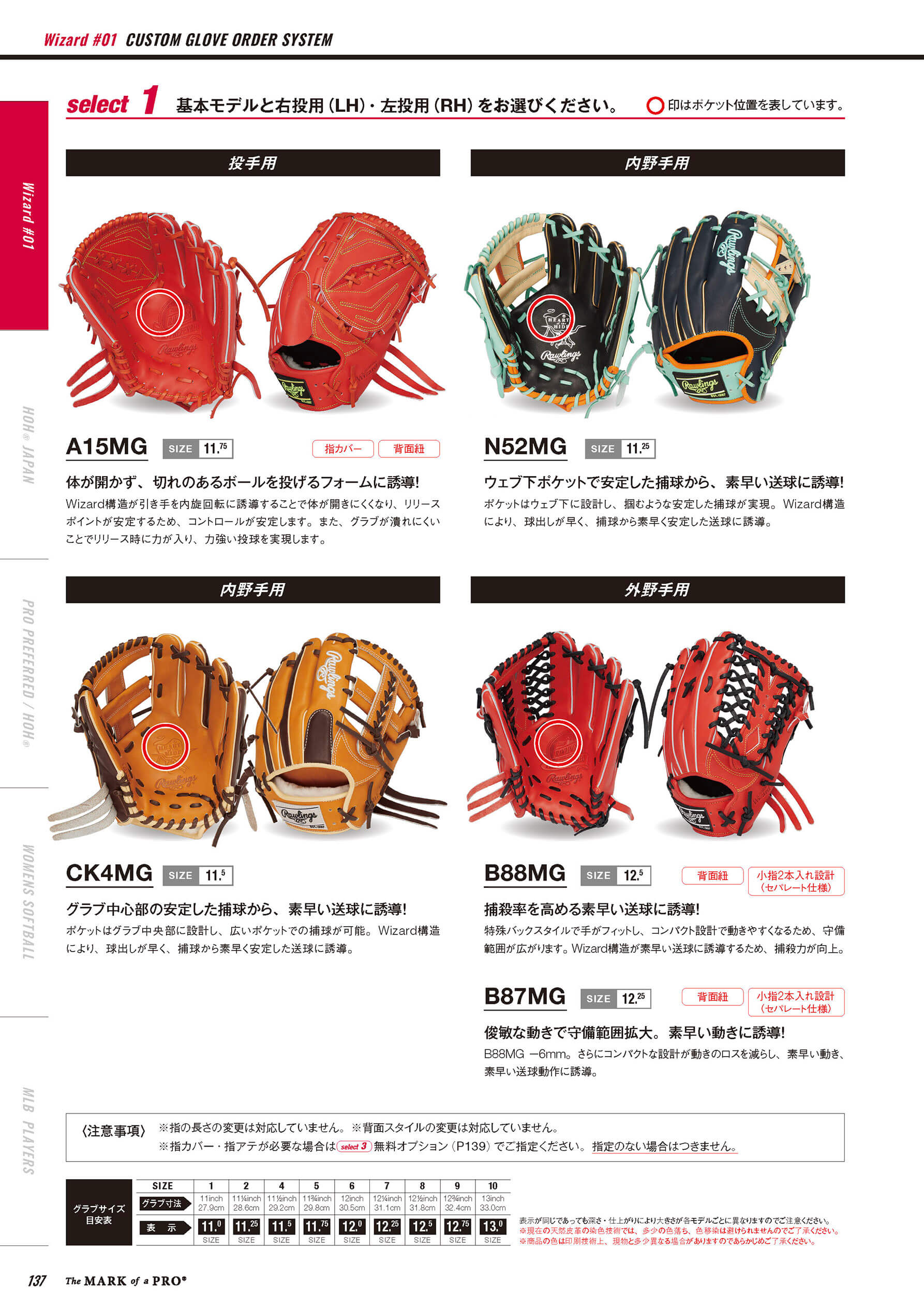 CUSTOM GLOVE | ローリングスジャパン - Rawlings