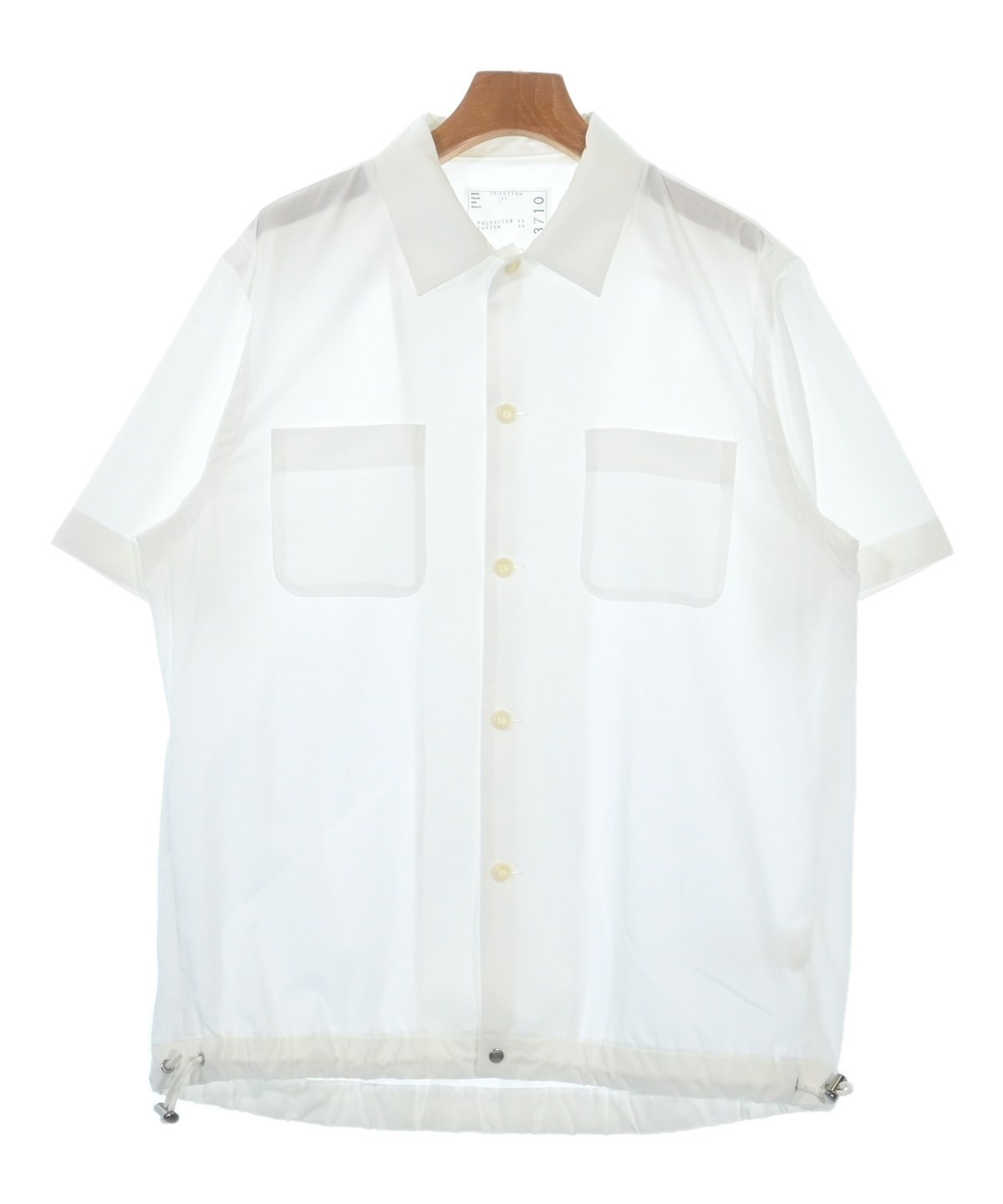 sacai（サカイ）カジュアルシャツ 白 サイズ:1(S位) メンズ