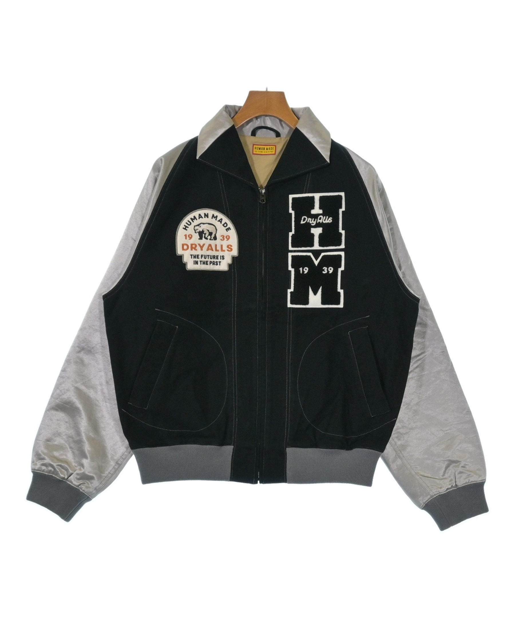 HUMAN MADE（ヒューマンメイド）スタジャン 黒 サイズ:L メンズ