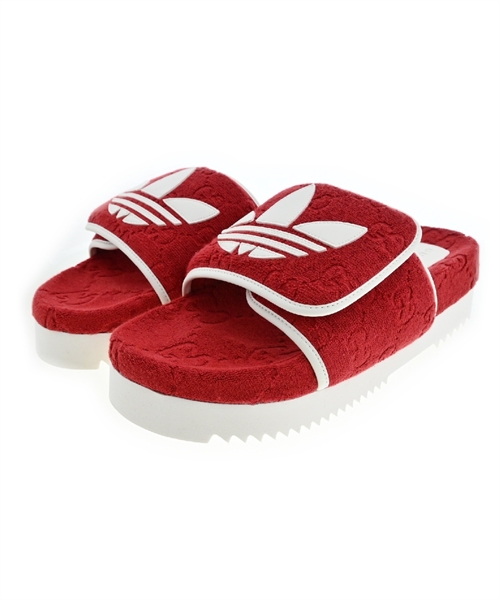 GUCCI（グッチ）サンダル 赤 サイズ:UK9(27.5cm位) メンズ