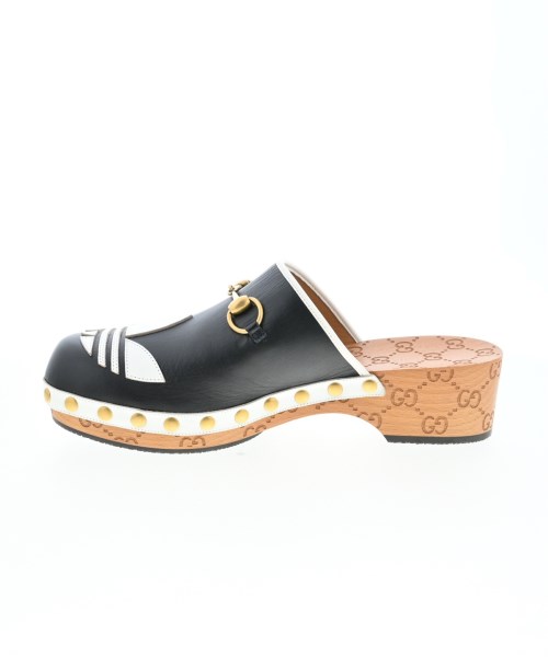 GUCCI（グッチ）サンダル 黒 サイズ:UK8(26.5cm位) メンズ